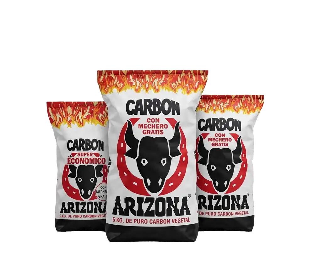 Carbón Arizona en presentación de 2kg, 4kg y 5kg