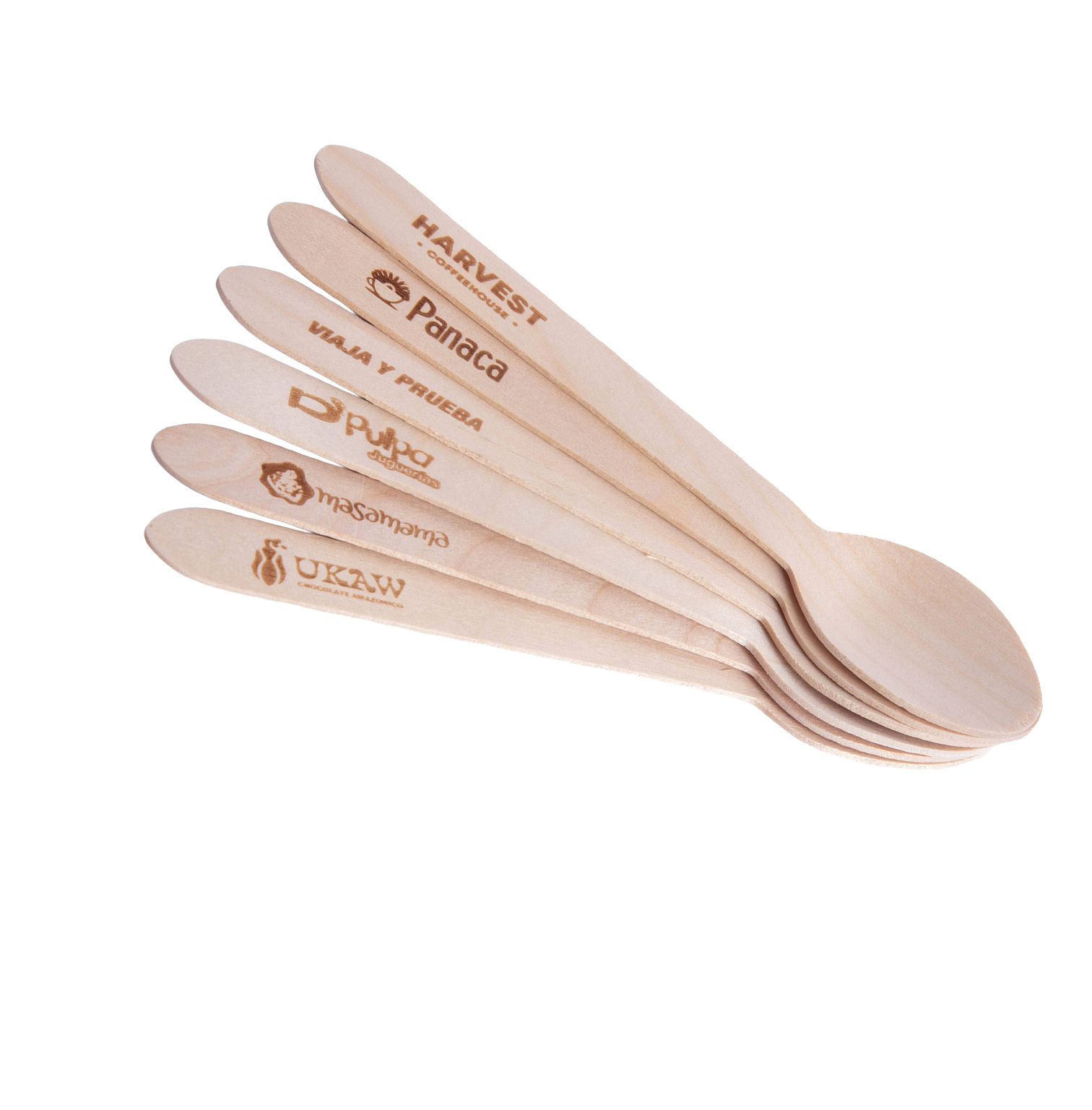 Cubiertos de madera personalizados