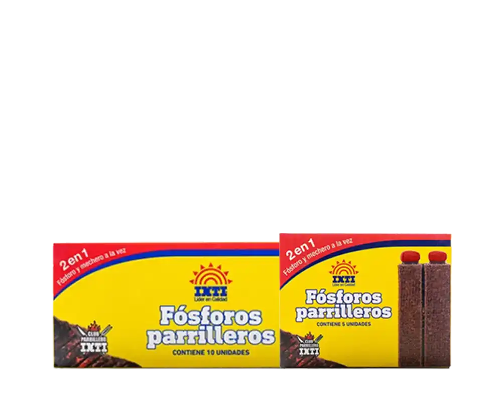 Fósforos parrilleros Inti