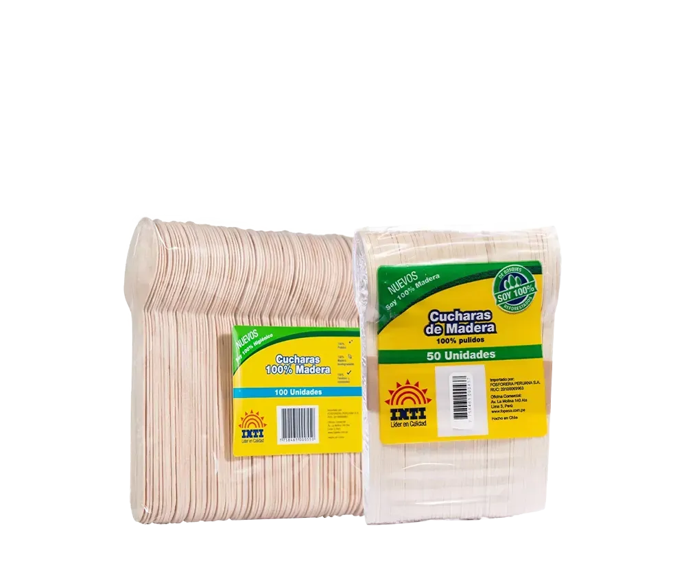 Cubiertos de madera y bambú Inti Eco Food