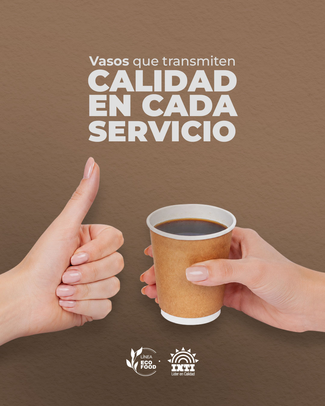 Vasos que transmiten calidad en cada servicio.