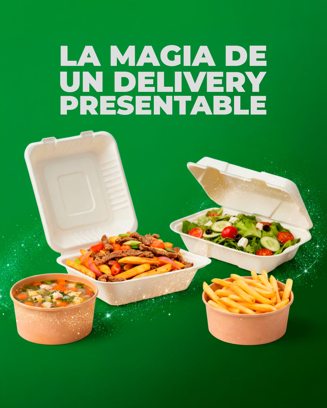 La magia de un delivery presentable.