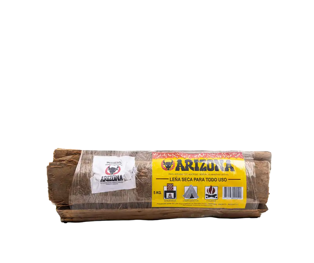 Leña Arizona de 5kg con mechero